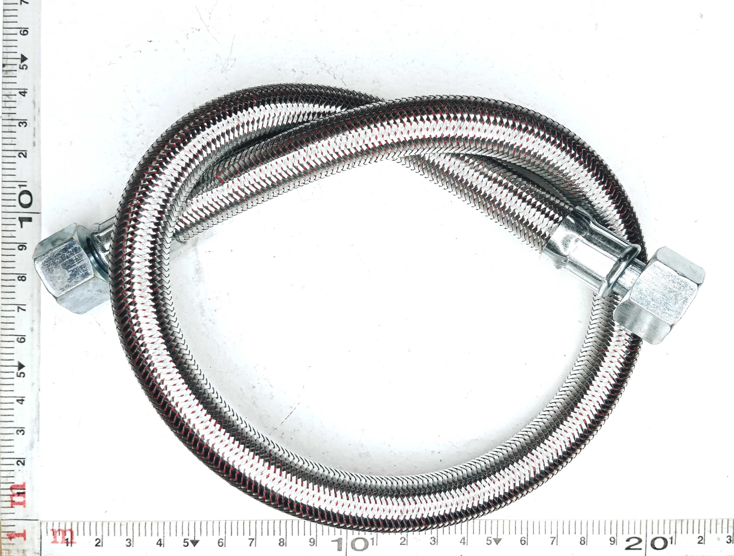 Шланг тормозной 6520 передний бронированный гайка-гайка 60 см