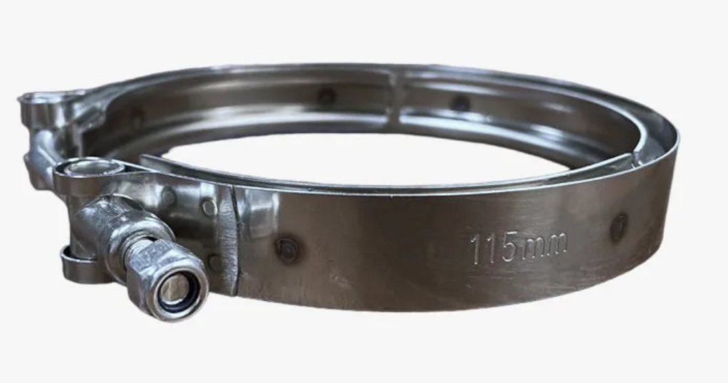 Хомут ленточный V-образный d 115 хомут патрубка выпускного дв.CUMMINS 6ISBe