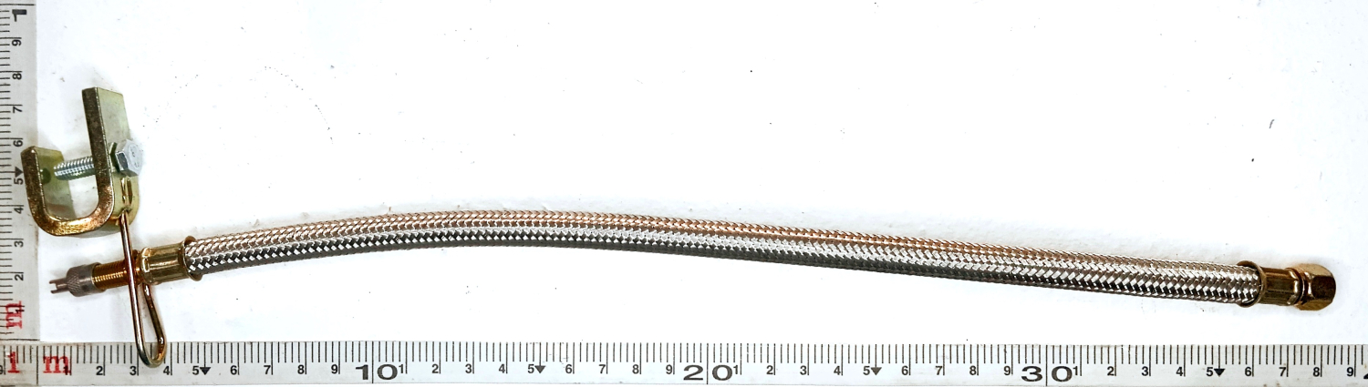 Шланг межколесный подкачки бронированный с кронштейном 350 мм / МАРК