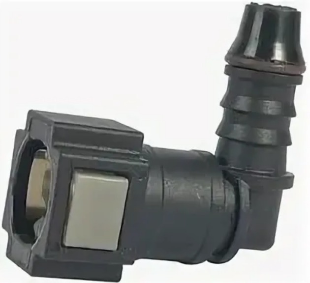 Штуцер быстросъемный топливной трубки D 7.89 (угловой) под Ø10 трубку