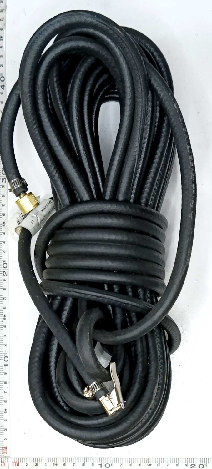 Шланг подкачки шин 20 метров с хомутами