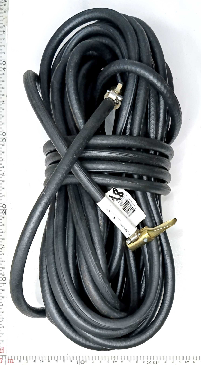 Шланг подкачки шин 18 метров с хомутами