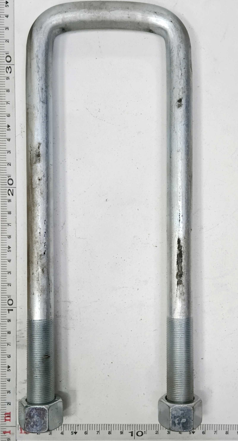 Стремянка прицепа СЗАП на оси L1-8т. и DM-12т. (М22х1,5/L-380х90) / СЗАП 