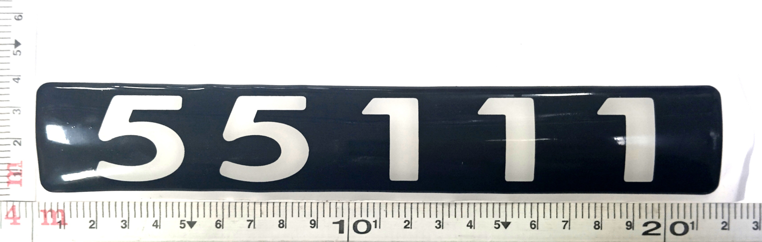 Табличка кабины 55111 клеящаяся