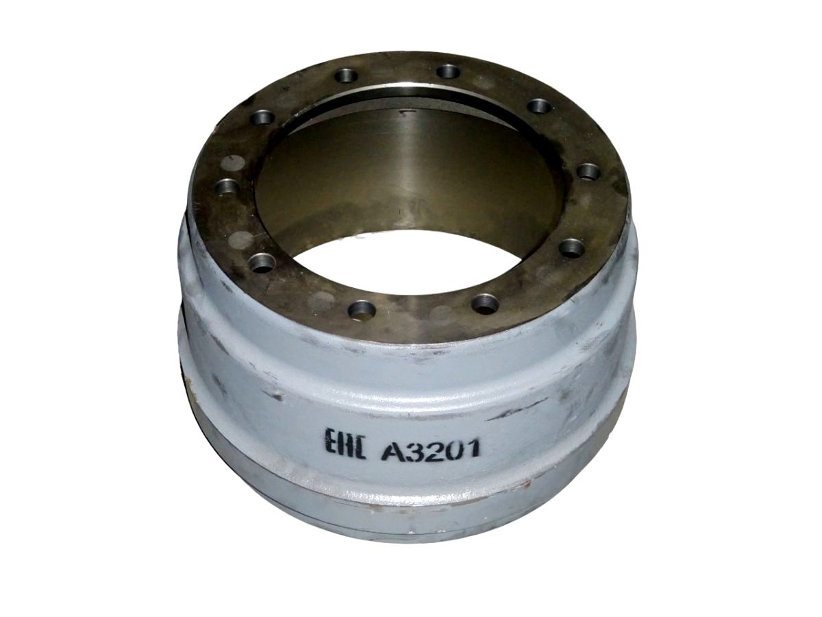 Барабан тормозной прицепа СЗАП 8543, 8551, 8527, 85514, ось L1, 12 т под накладку H=178 мм,10 отв