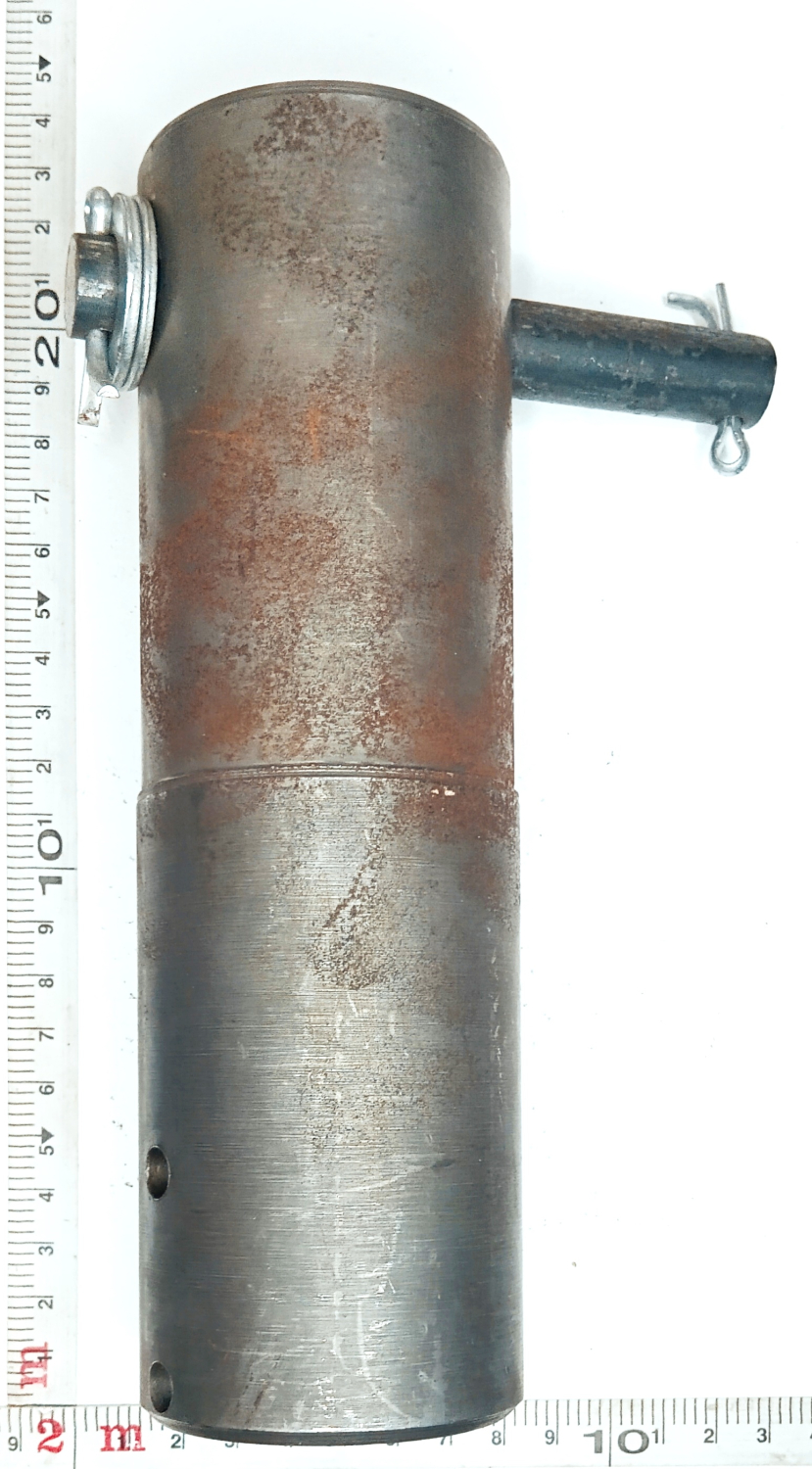 Ось платформы L 207 мм d 58 х d 60 в сборе