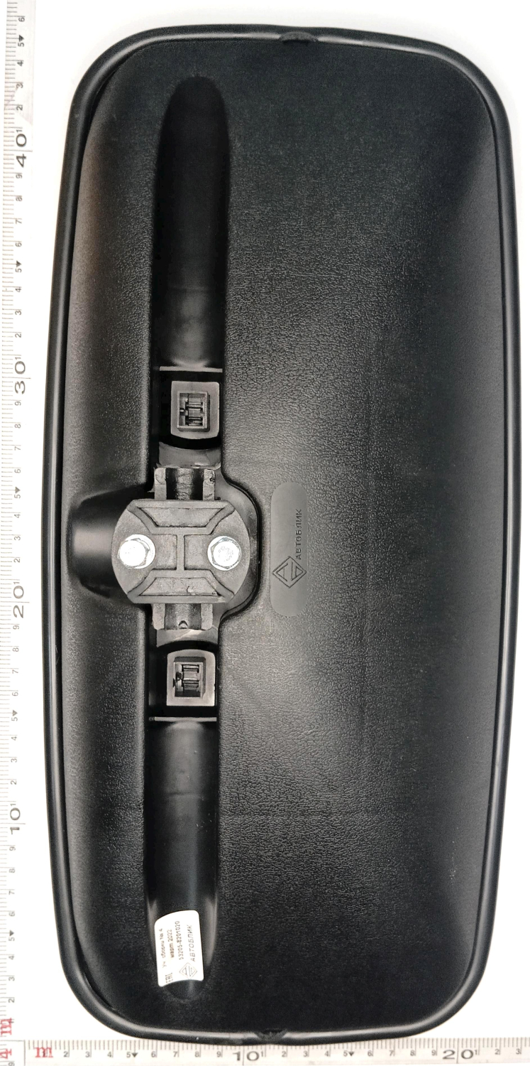 Зеркало V8 410х195 боковое полусфера Евро