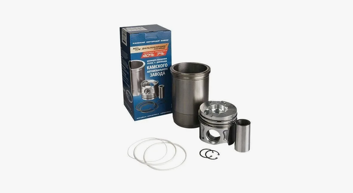 Поршневой комплект Евро 2-3 Дальнобойщик с рассек. (мск 3мм) / КМЗ