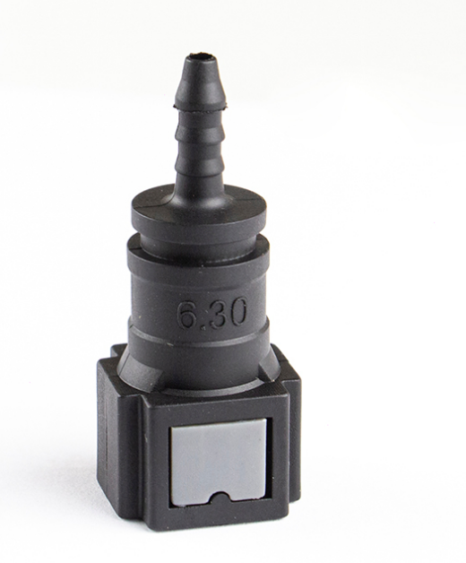 Штуцер быстросъемный топливной трубки D 6.3 (прямой) под Ø 5 трубку