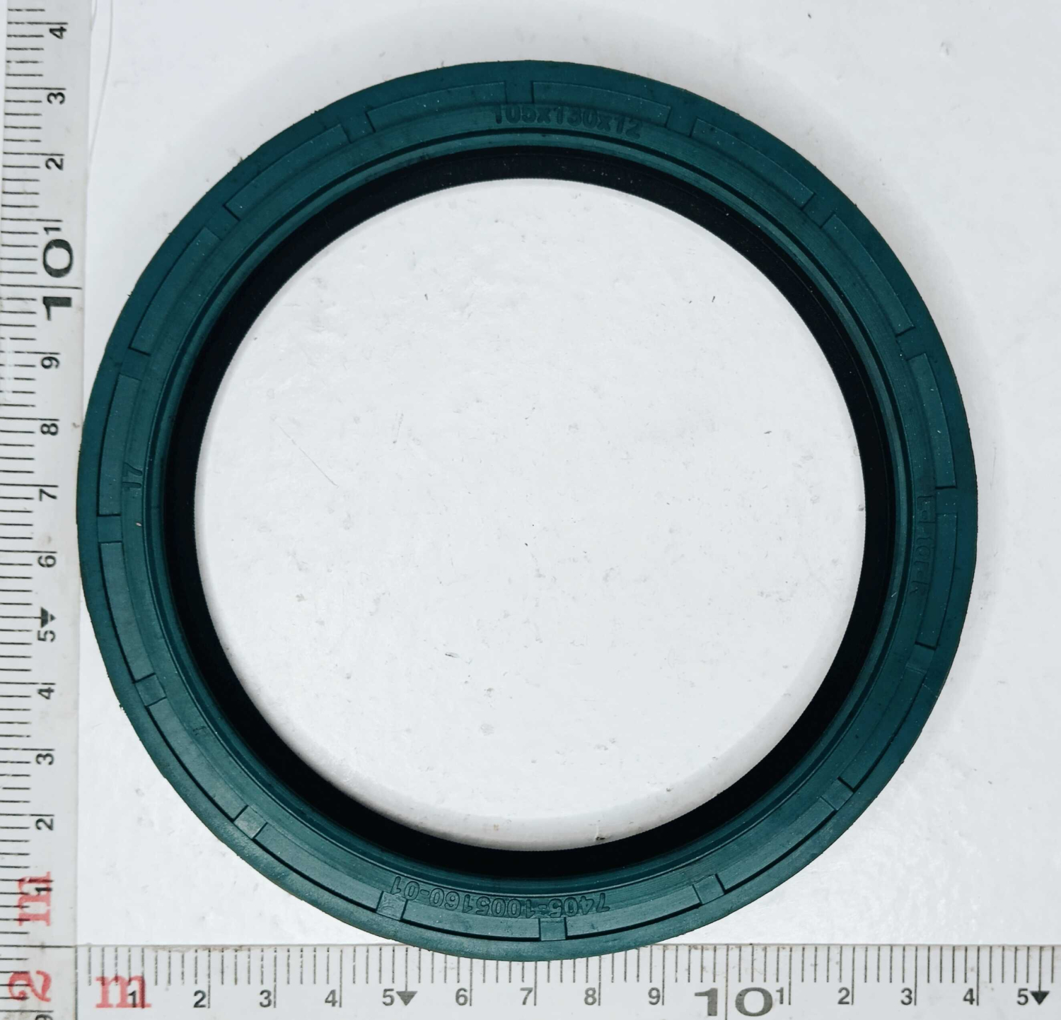 Сальник 105х130х12 коленчатого вала задний силикон