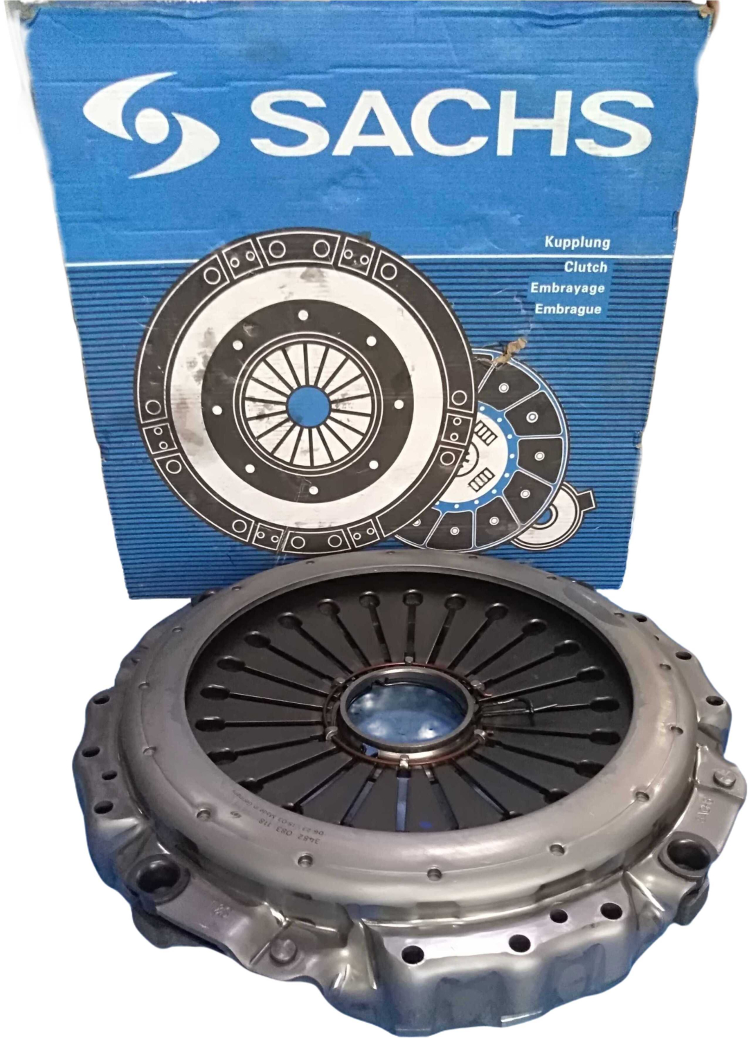 Диск сцепления нажимной КАМАЗ, ЛИАЗ MFZ430 3482083118 / SACHS